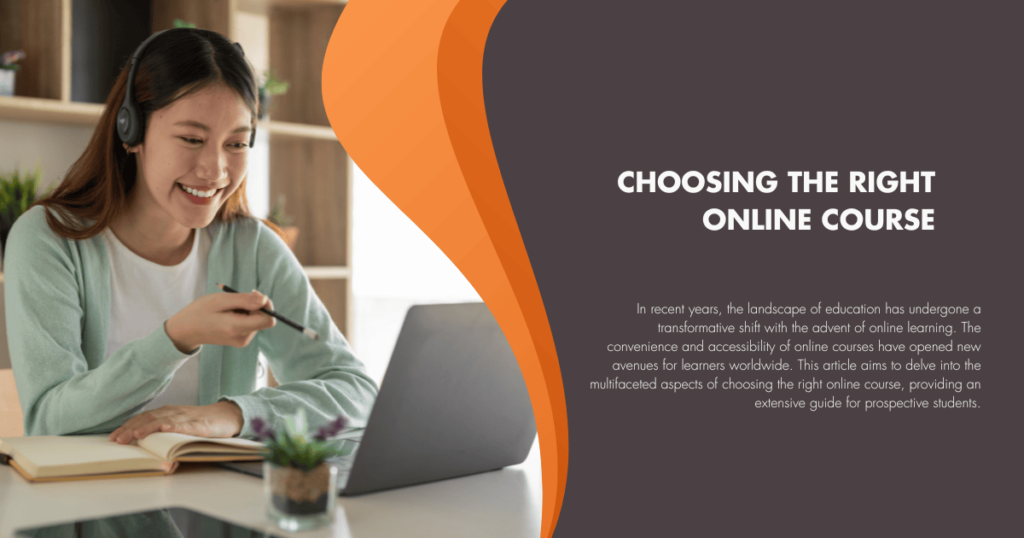 Choosing the Right Online Course in the USA